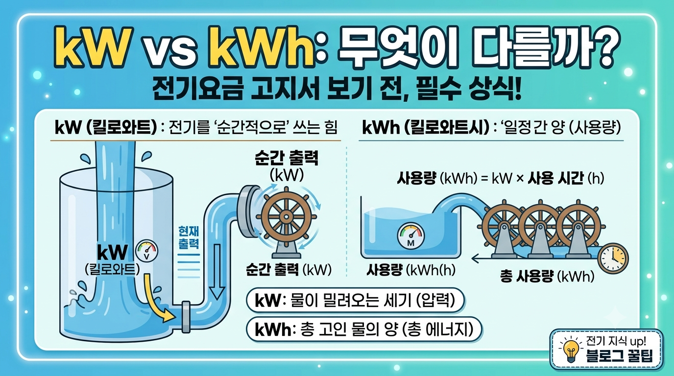 kW와 kWh차이 썸네일